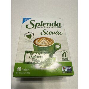 EQUAL STEVIA 40 sticks(2g),100% Natural Zero Calorie Sweetness Sugar Replacement